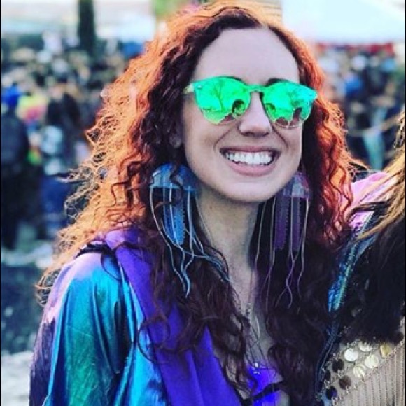 Jellyfish earrings rave festival jewelry edc ocean - Picture 5 of 8